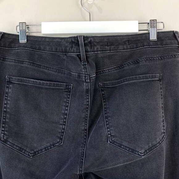 NYDJ Ami Skinny Black Raw Hem Jeans 16W - Picture 7 of 8